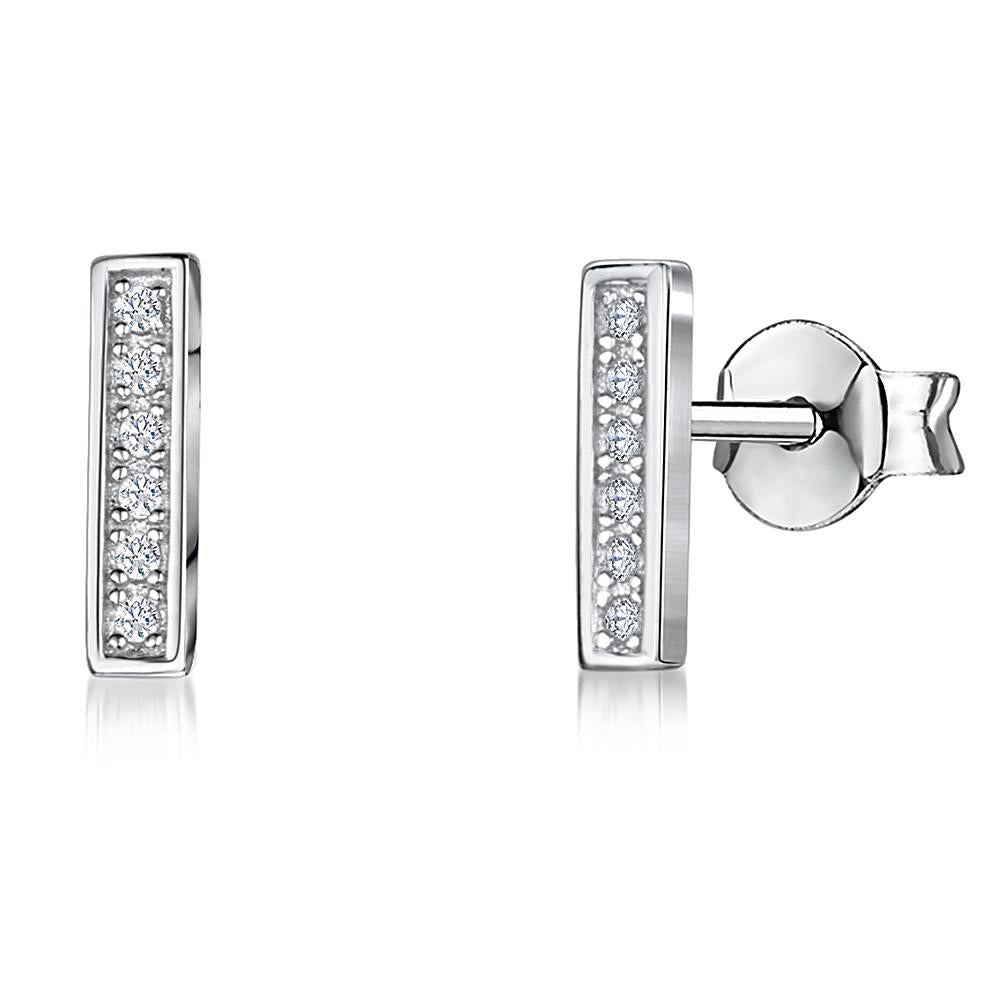 sterling-silver-rectangle-cubic-zirconia-set-earrings
