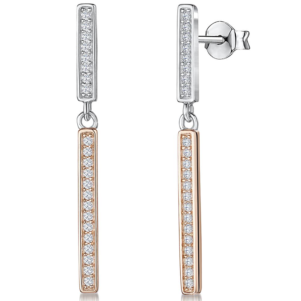 sterling-silver-and-rose-gold-double-rectangle-drop-earrings