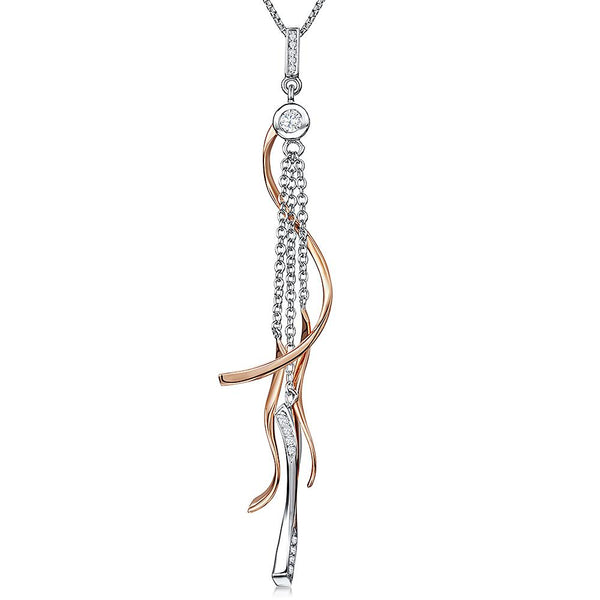 sterling-silver-and-rose-gold-swirl-drop-pendant