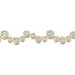 Load image into Gallery viewer, Yellow Gold Bubble Bracelet Set With Cubic Zirconia Stones-JOOLS by Jenny Brown
