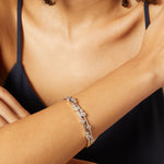 Load image into Gallery viewer, Sterling Silver Two Row Bubble Bangle-JOOLS  by Jenny Brown
