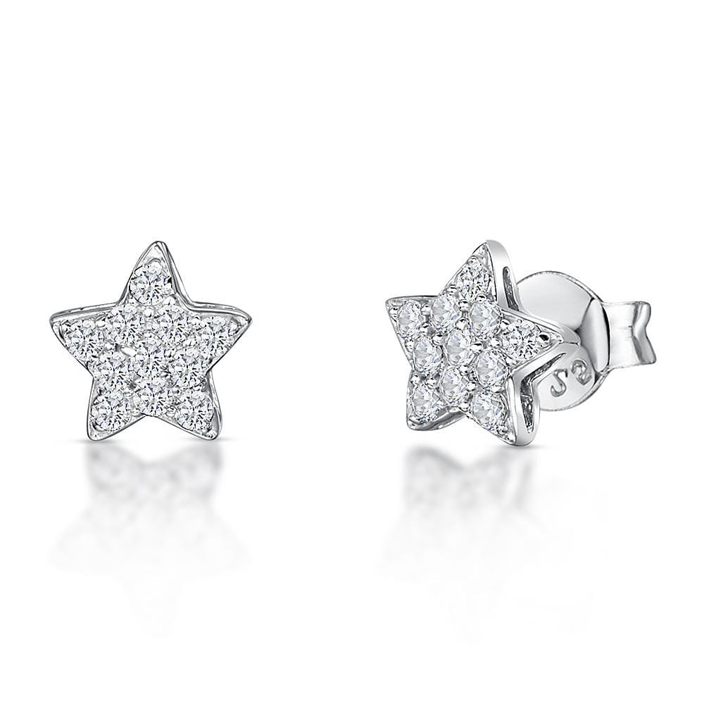 Sterling Silver Star Stud Earrings- JOOLS By Jenny Brown