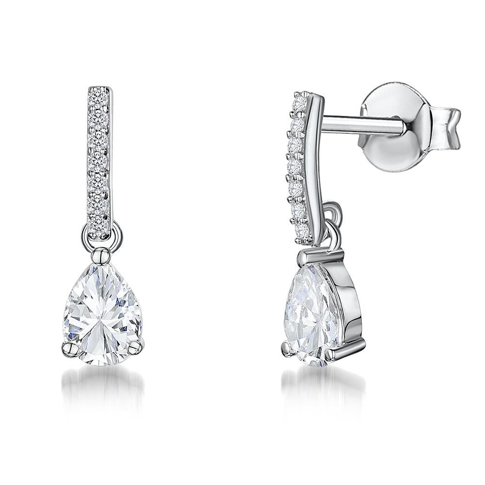 Sterling Silver Dangle Drop EarringsEarrings - JOOLS By Jenny Brown