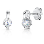 Load image into Gallery viewer, Sterling Silver 2 Claw Stud Earring -JOOLS by Jenny Brown
