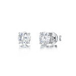 Load image into Gallery viewer, Sterling Silver Solitiare Stud Earrings 4mm - JOOLS By Jenny Brown
