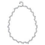 Load image into Gallery viewer, Sterling Silver Cubic Zirconia Bubble Full Necklace-JOOLS by Jenny Brown
