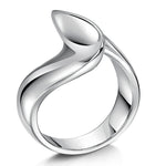 Load image into Gallery viewer, Sterling Silver Chunky Twisted Wave Ring- JOOLS by Jenny Brown
