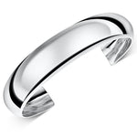 Load image into Gallery viewer, Sterling Silver Dome High Polished Cuff Bangle - JOOLS By Jenny Brown
