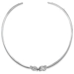 Load image into Gallery viewer, Sterling Silver Torque Double Knot Necklaces - JOOLS By Jenny Brown

