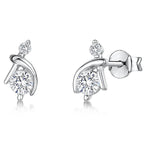 Load image into Gallery viewer, Sterling Silver Twist Stud EarringsEarrings - JOOLS By Jenny Brown
