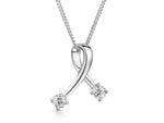 Load image into Gallery viewer, Sterling Silver Kiss Shaped Pendant-JOOLS by Jenny Brown

