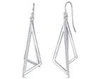 Load image into Gallery viewer, Sterling Silver Double Offset Triangles

