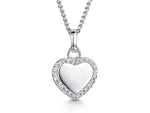 Load image into Gallery viewer, Sterling Silver Small  Heart Pendant Tiffany Style-JOOLS by Jenny Brown

