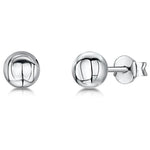 Load image into Gallery viewer, Sterling Silver Hypoallergenic Ball Stud Earrings - JOOLS By Jenny Brown
