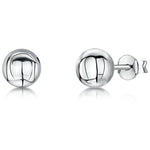 Load image into Gallery viewer, Sterling Silver Hypoallergenic Ball Stud Earrings - JOOLS By Jenny Brown
