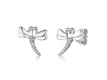 Load image into Gallery viewer, Sterlingn Silver Dragonfly Stud Earrings- JOOLS by Jenny Brown
