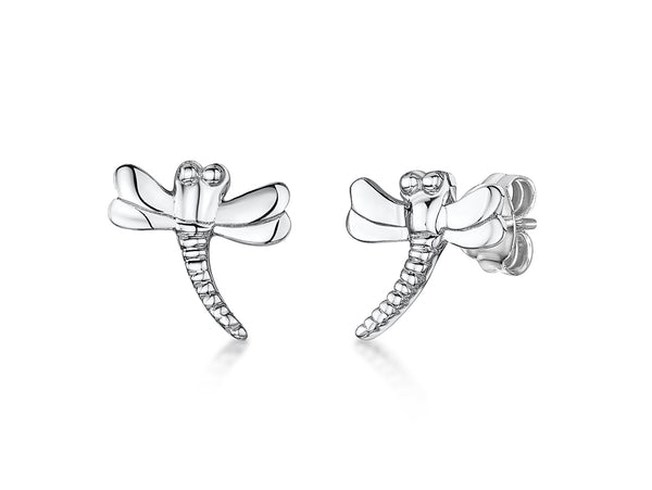 Sterlingn Silver Dragonfly Stud Earrings- JOOLS by Jenny Brown