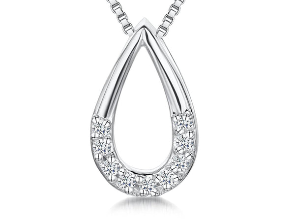 Sterling Silver Tiny Oval Pendant - JOOLS By Jenny Brown